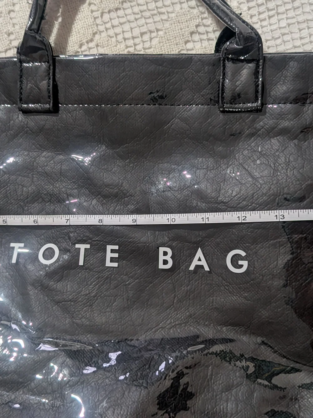 Ag Adriano Goldschmied Black Patent Hobo Bag